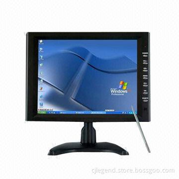 12.1-inch Industrial LCD Monitor, Supports VGA Input, with Plastic Housing